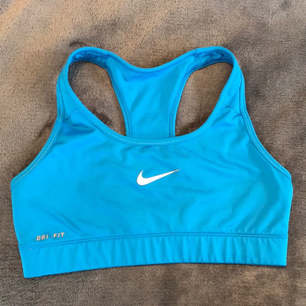 Blue nike sports bra!